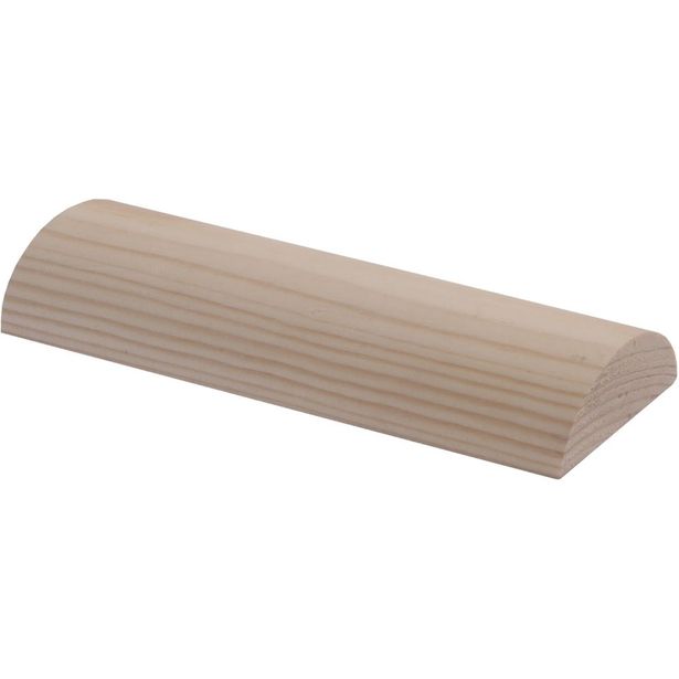 Höylälista Maler Hobby puolipyöreä, 20x44x1000mm, puuvalmis