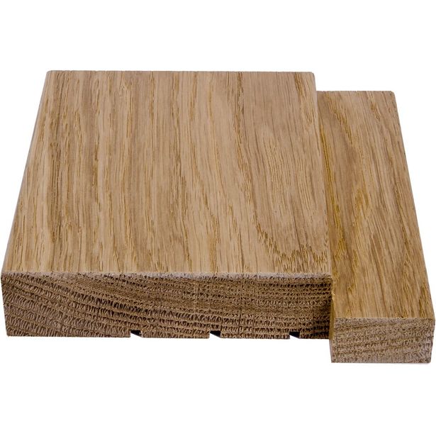 Kynnys Maler kyntteellinen, 125x22/29mm, M8, tammi, lakattu