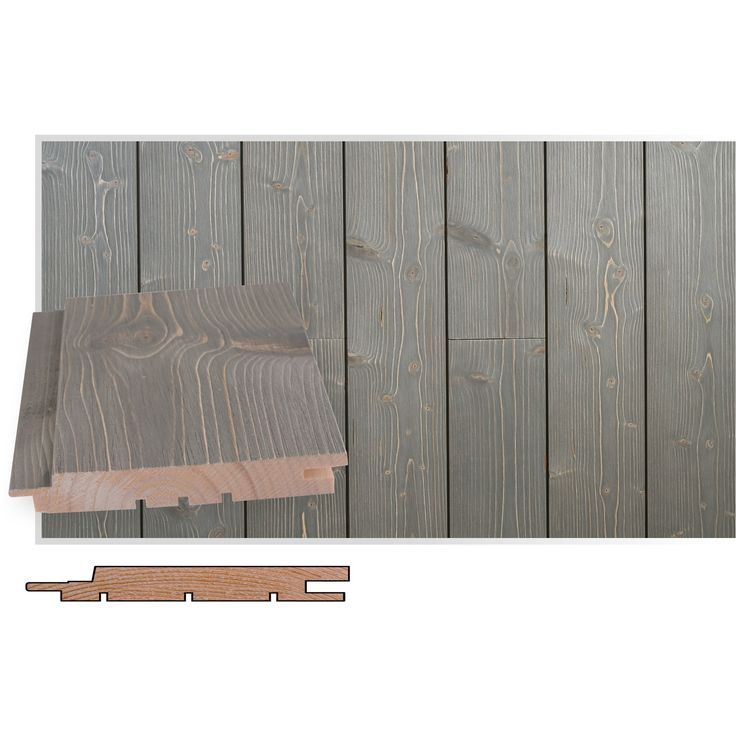 Sisustuspaneeli Maler Rustik SPA STS-3, 18x145x2680mm, kuusi, ympäripontattu, PN, harjattu tuhka