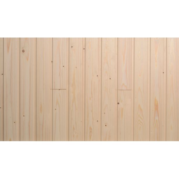 Saunapaneeli/sisustuspaneeli Maler SPA STP-10, 15x95x2700mm, VK kuusi, kirkas saunasuoja