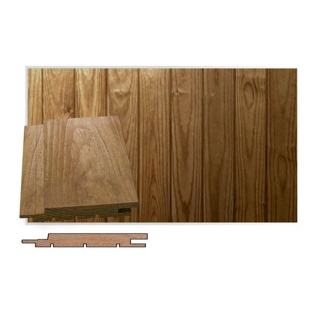 Saunapaneeli Maler STS-3, 13x88x1800mm, thermomänty, tumma D, PN