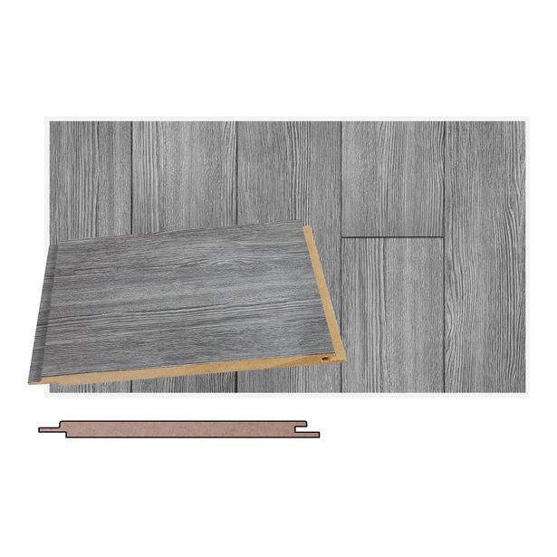 Sisustuspaneeli Maler STP-0, 6x160x1200mm, mdf, ympäripontattu, tunne jäkälä