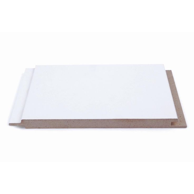 Sisustuspaneeli Maler STP-5, 10x160x2070mm, MDF, ympäripontattu, valkoinen
