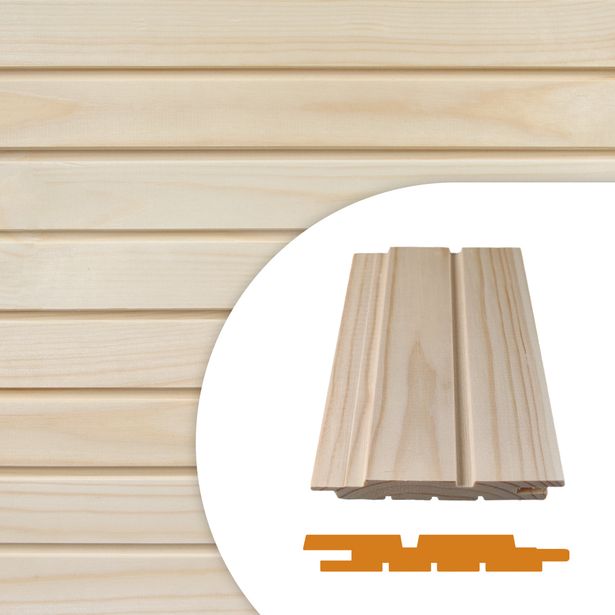 Rimapaneeli Aarni STS, 12x95x3280, sormijatkettu erikoismänty, ympäripontattu, valeura, puuvalmis