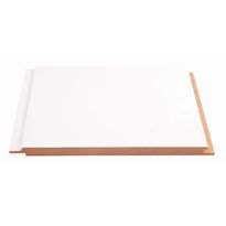Sisustuspaneeli Maler STP-5, 10x195x2070mm, MDF, ympäripontattu, valkoinen