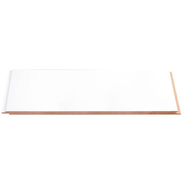 Sisustuspaneeli Maler STP-0, 8x315x2070mm, MDF, ympäripontattu, puhdas valkoinen