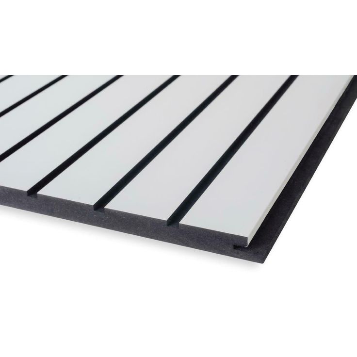 Rimalevy/sisustuslevy Maler Art Louvre, 12x616x2800mm, mdf, valkoinen F497