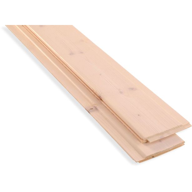 Sisustuspaneeli Maler Smart STP-10, 14x120x2100mm, kuusi, ympäripontattu, valkolakattu