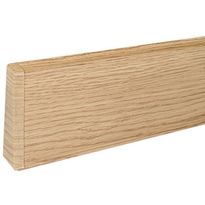 Jalkalistan päätykappale Maler PVC, vasen, 22x75mm, tammi