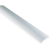 Saumalista Maler sileä, 5x30x1000mm, alumiini, tarra, hopea anodisoitu
