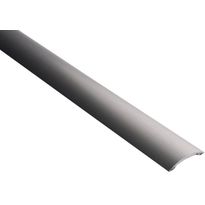 Saumalista Maler sileä, 5x30x2000mm, alumiini, tarra, harjattu grafiitti