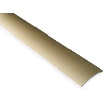 Saumalista Maler sileä, 5x40x2000mm, alumiini, tarra, kulta anodisoitu