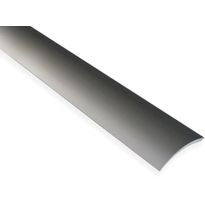 Eritasolista Maler sileä, 0-10mm, 6.2x41x2000mm, alumiini, tarra, harjattu teräs