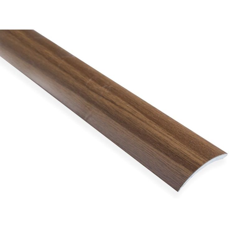 Eritasolista Maler sileä, 0-10mm, 6.2x41x2000mm, alumiini, tarra, pähkinä