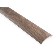 Eritasolista Maler sileä, 0-10mm, 6.2x41x1000mm, alumiini, tarra, sienna pähkinä