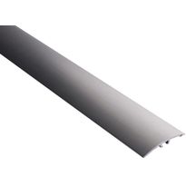 Eritasolista Maler sileä, 0-10mm, 5x40x2000mm, alumiini, tulppa, harjattu grafiitti