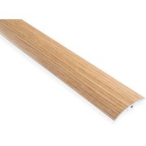 Eritasolista Maler sileä, 0-10mm, 5x40x2000mm, alumiini, tulppa, tammi