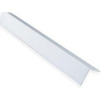 Kulmalista Maler sileä, 2x25x25x2000mm, alumiini, hopea anodisoitu