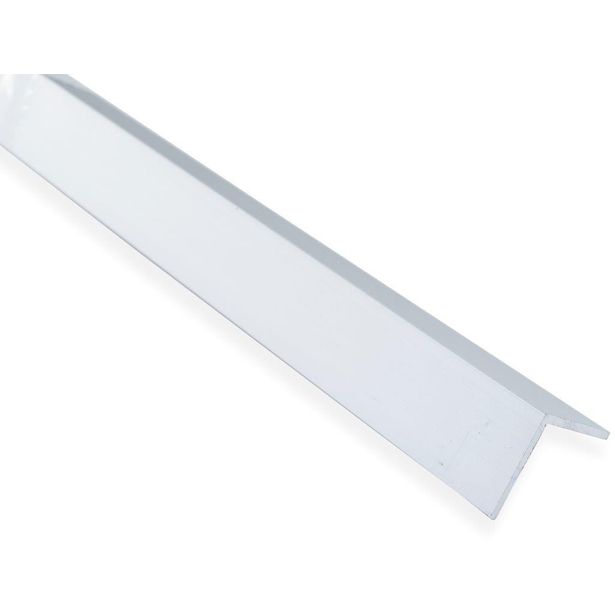 Kulmalista Maler sileä, 2x25x25x2000mm, alumiini, hopea anodisoitu