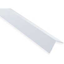 Kulmalista Maler sileä, 2x30x30x2000mm, alumiini, valkoinen maalattu