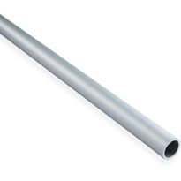 Putki Maler sileä, 1x15x1000mm, alumiini, hopea anodisoitu