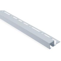 Laattalista Maler neliö, H12x28x2500mm, alumiini, valkoinen maalattu