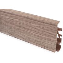 Jalkalista Maler PVC, 22x75x2500mm, valkotammi