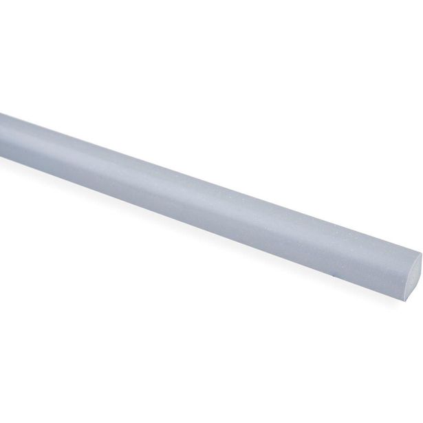 Mattolista Maler PVC, 13x13x2500mm, harmaa