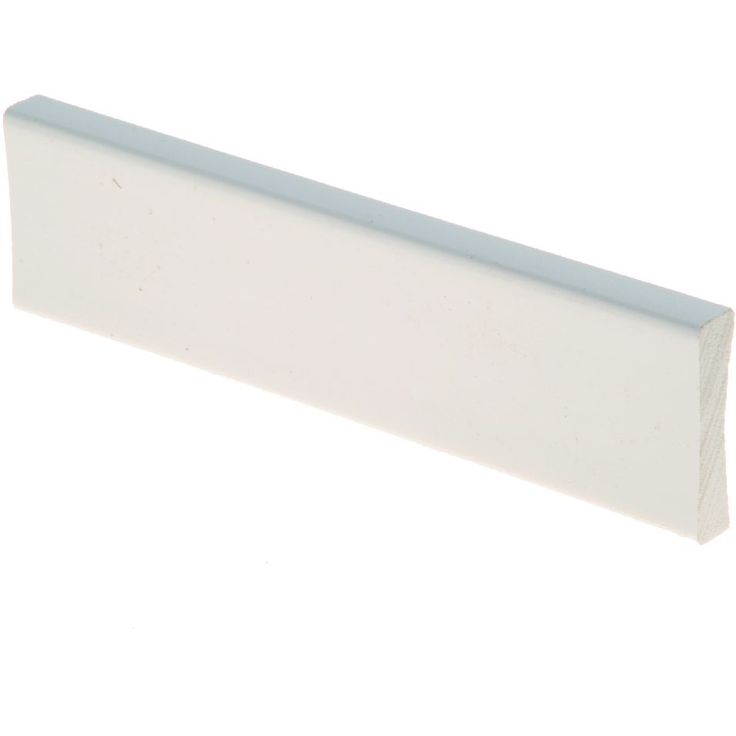 Peitelista Maler PVC, 10x42x2200mm, valkoinen