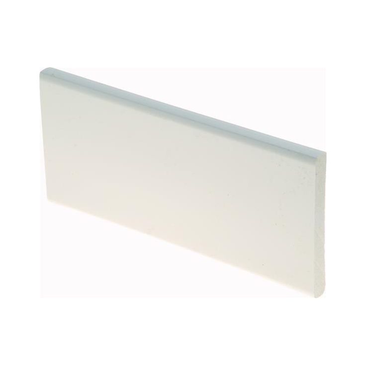 Peitelista Maler PVC, 10x70x2400mm, valkoinen