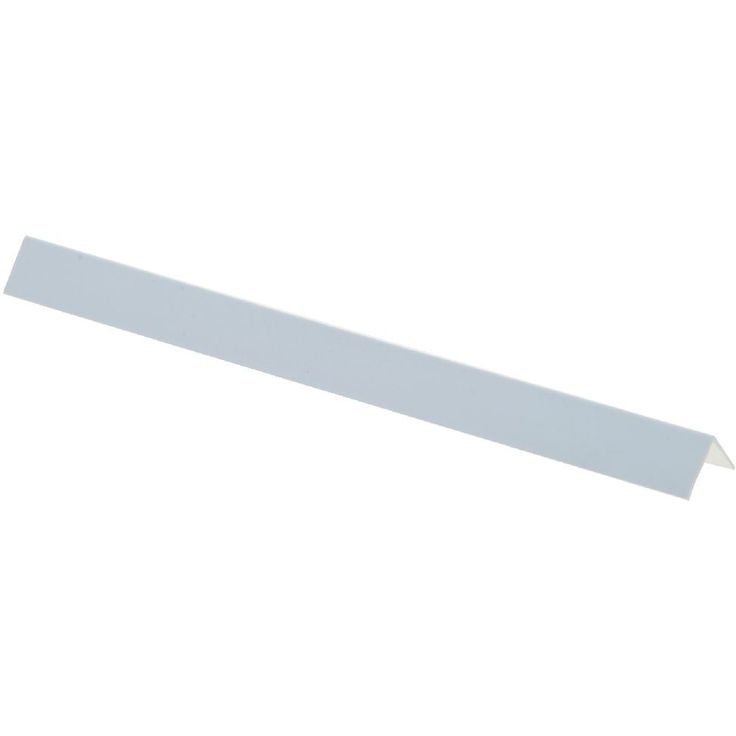 Kulmalista Maler PVC, 12x12x2700mm, valkoinen