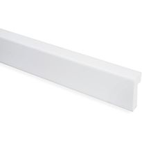 Reunalista Maler PVC, 17x42/7x2200mm, valkoinen