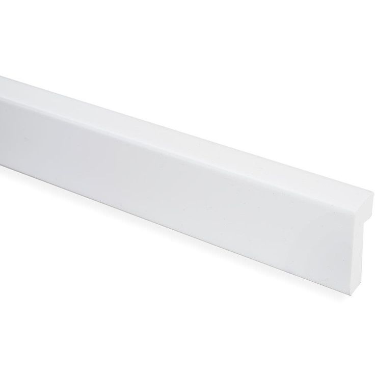 Reunalista Maler PVC, 17x42/7x2200mm, valkoinen
