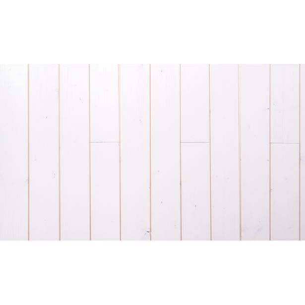 Saunapaneeli/sisustuspaneeli Maler SPA STS-5, 14x95mm, mänty, kuultovalkoinen