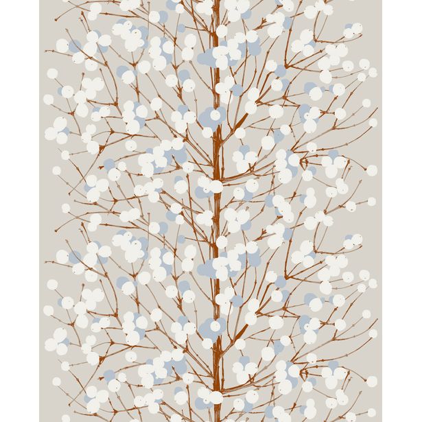 Kuitutapetti Marimekko Lumimarja, 23375, 0,70x10,05m, non-woven
