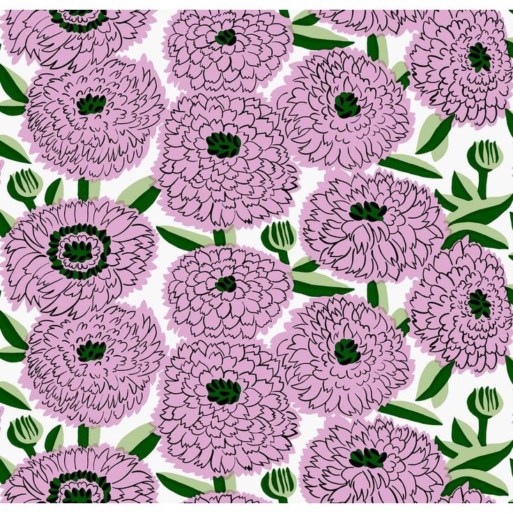 Tapetti Marimekko Primavera, vaaleanpunainen, 0.7x10.05m