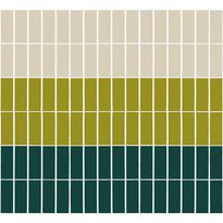 Tapetti Marimekko Tiiliskivi, vihreä/beige, 0.7x10.05m