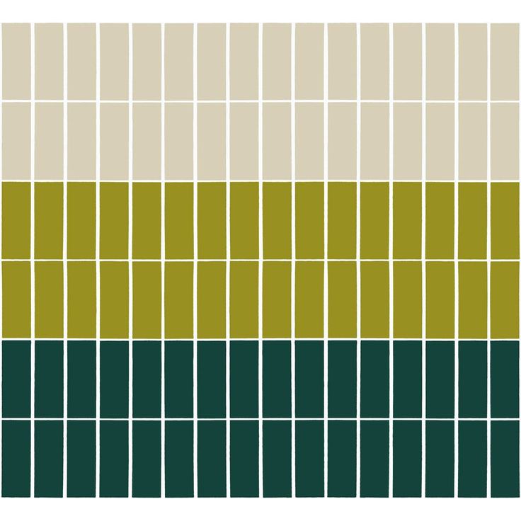 Tapetti Marimekko Tiiliskivi, vihreä/beige, 0.7x10.05m