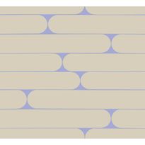 Tapetti Marimekko Putki, vaaleansininen/beige, 0.7x10.05m