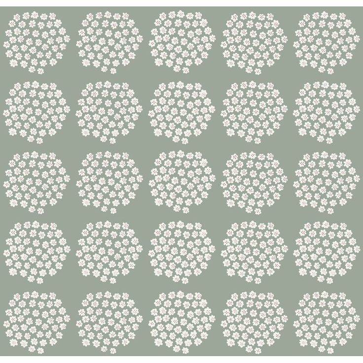 Tapetti Marimekko Puketti, vaaleanvihreä, 0.7x10.05m
