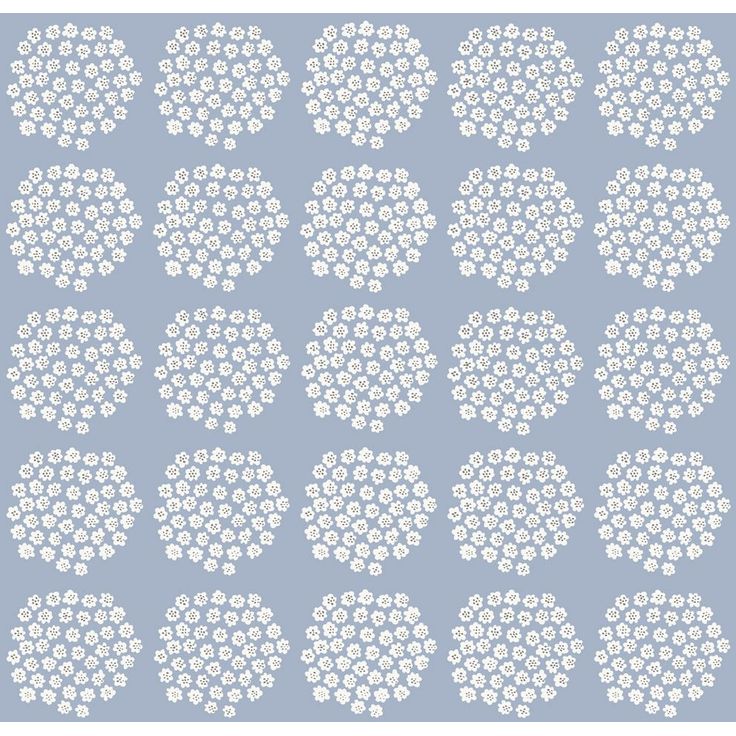Tapetti Marimekko Puketti, vaaleansininen, 0.7x10.05m