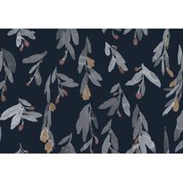 Tapetti Marimekko Pieni hyhmä, tummansininen, 0.7x10.05m