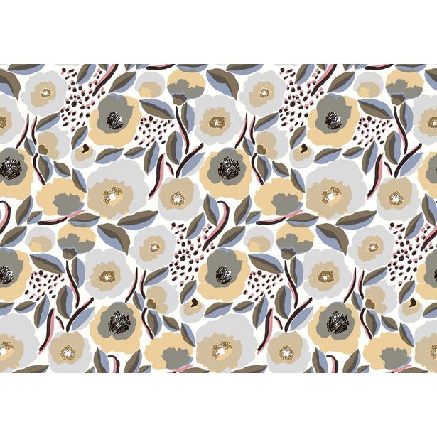 Tapetti Marimekko Rosarium, pastelli, 0.7x10.05m