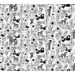 Tapetti Marimekko Marikylä, mustavalkoinen, 25166
