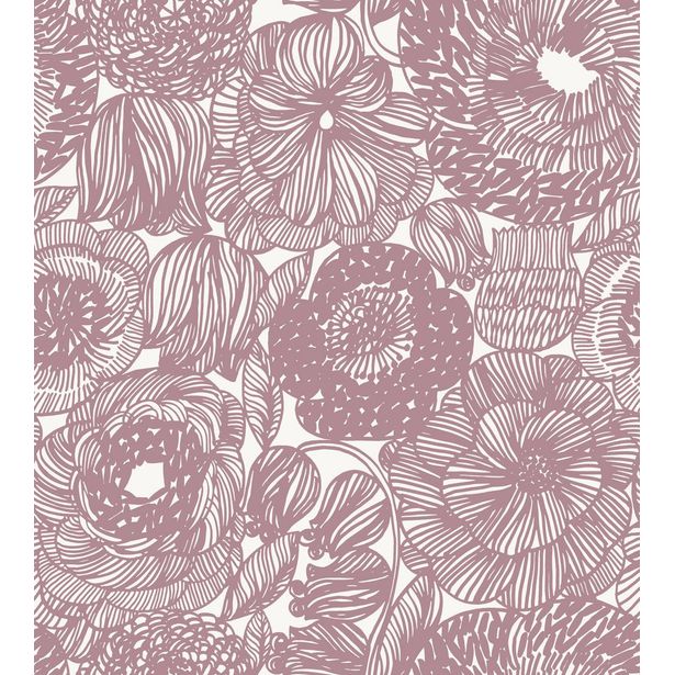 Tapetti Marimekko Kurjenpolvi, marjapuuro, 0.7x10.05m