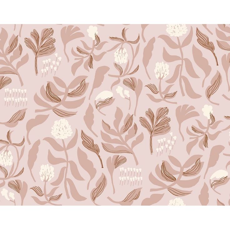 Tapetti Marimekko Kasvio, vaaleanpunainen, 0.7x10.05m