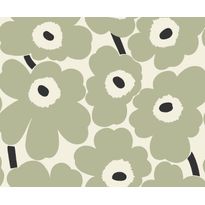 Tapetti Marimekko Unikko, matta, vaaleanvihreä, 25900