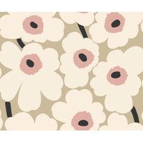 Tapetti Marimekko Unikko, matta, khaki, 25901