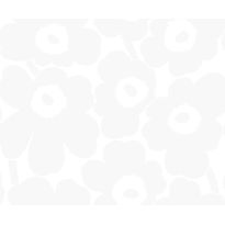 Tapetti Marimekko Unikko, kiiltävä, valkoinen, 25904