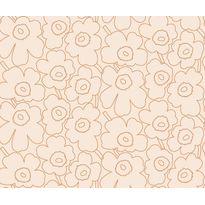 Tapetti Marimekko Piirto Unikko, ruusukulta, 25915